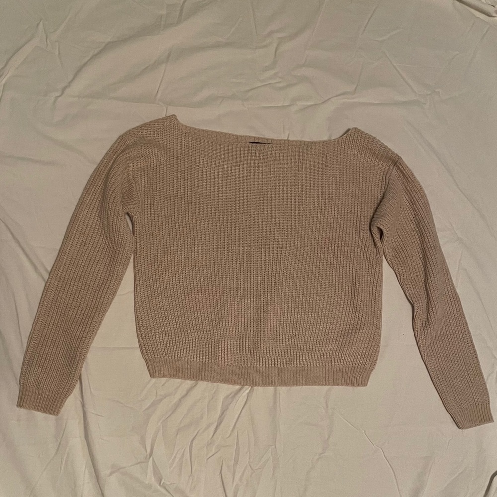 Tan sweater